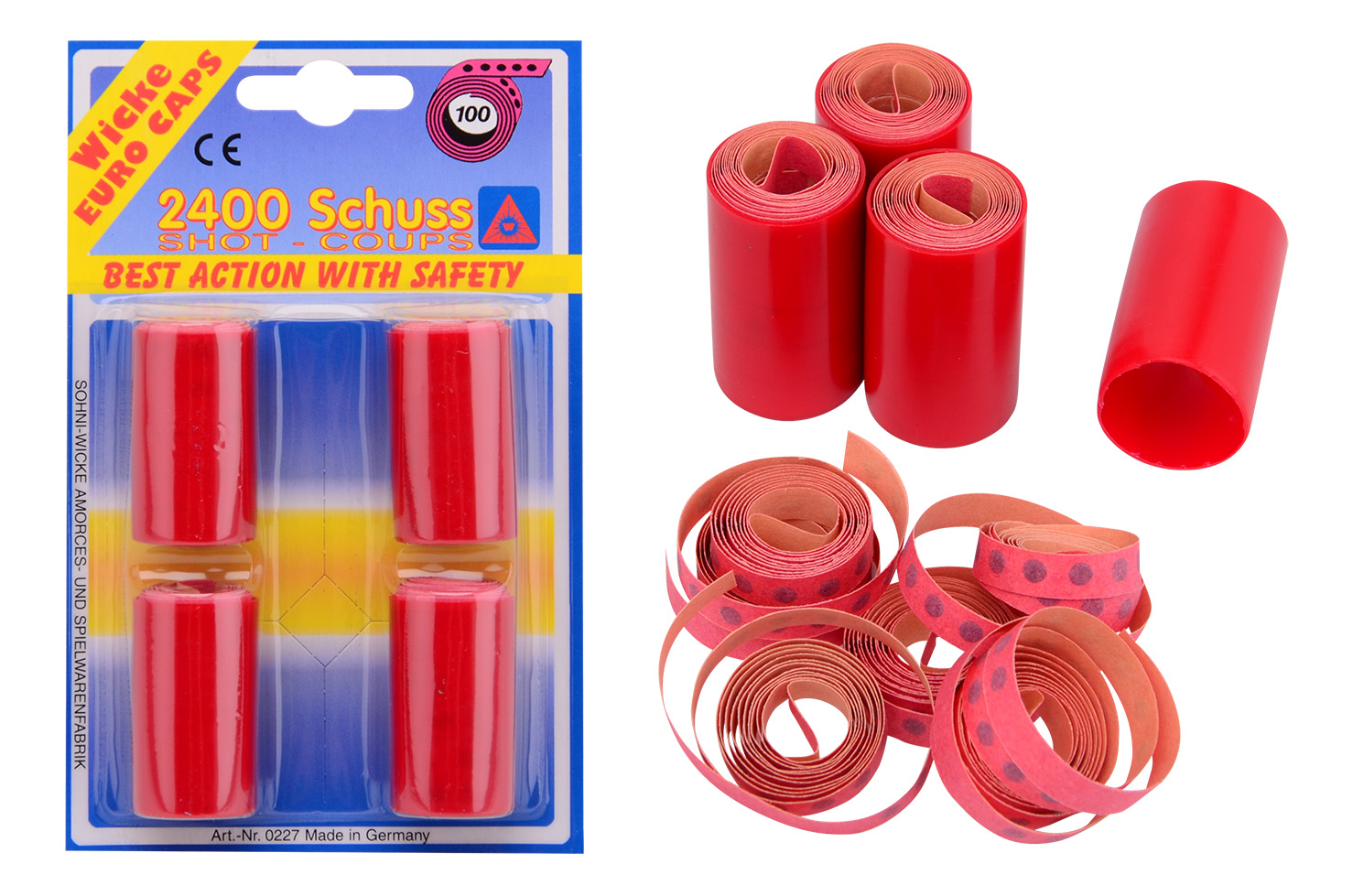 Rol 100-shots, 4 packs van 100 schots