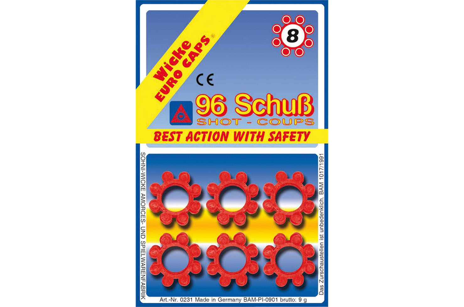 Ring 8-shots, 12 ringen op kaart