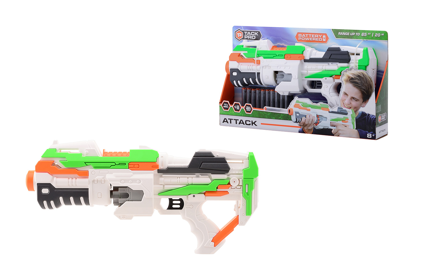 Tack Pro® Attack met 10 darts, 45 cm