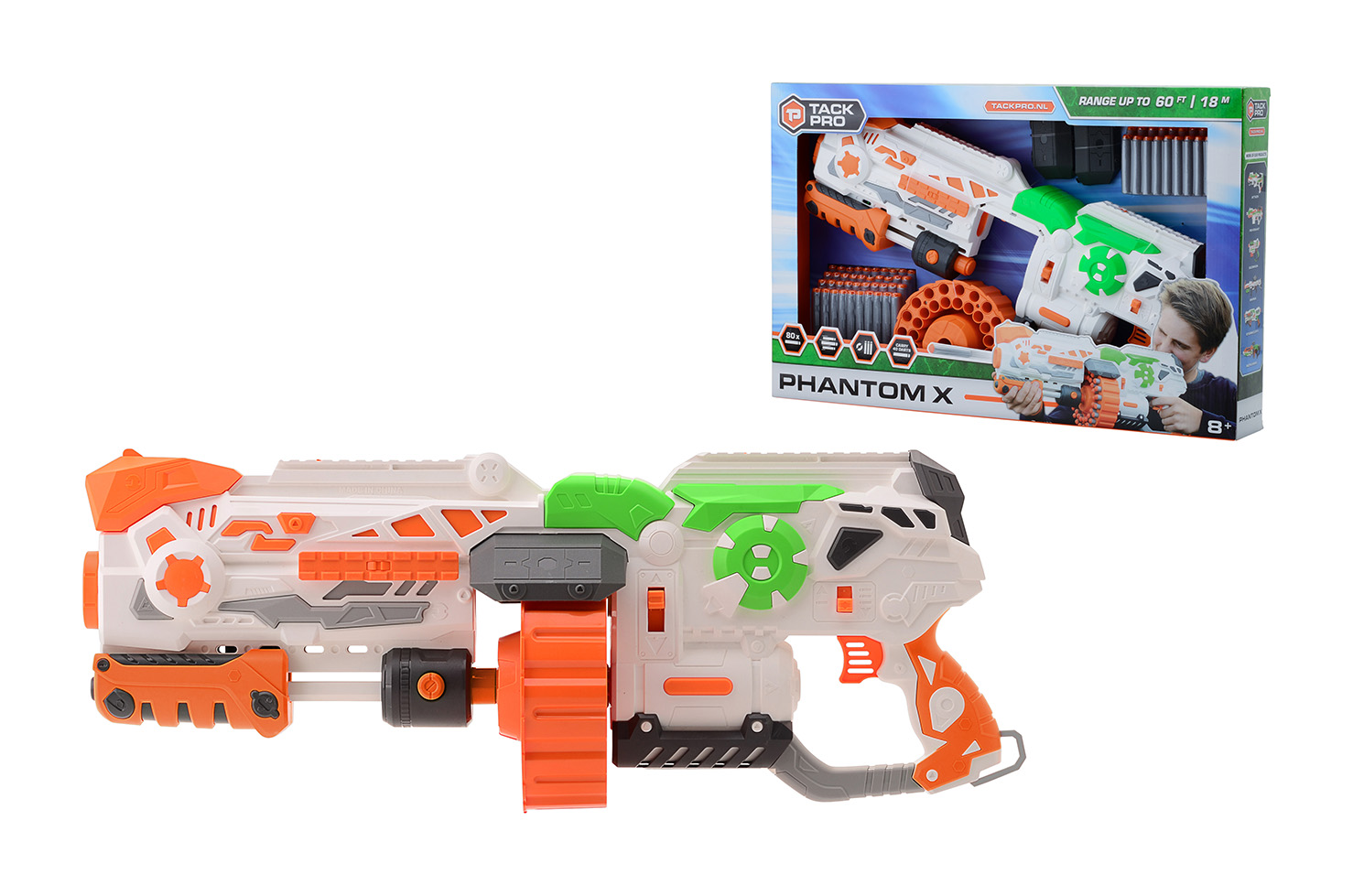 Tack Pro® Phantom X with 80 darts, 70 cm