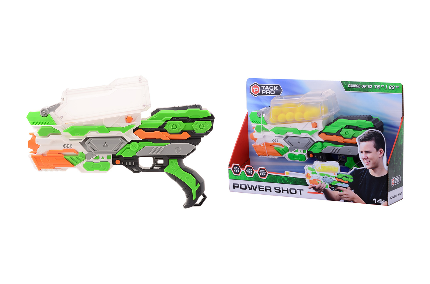 Tack Pro® Power Shot I met 30 ballen, 36 cm