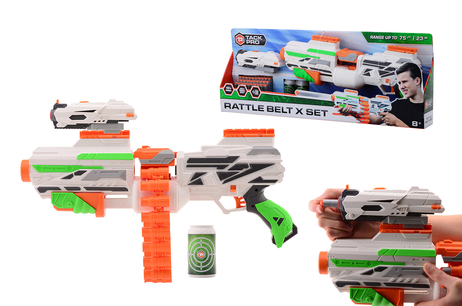 Tack Pro® Rattle Belt X set avec 40 dards et accessoires, 50