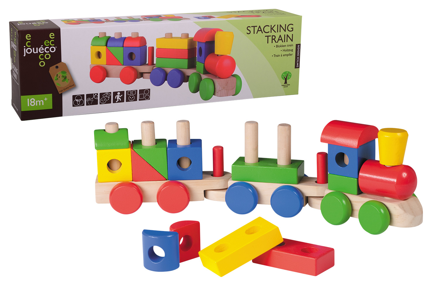 Jouéco® - Stacking train