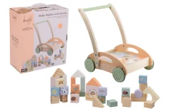 Jouéco® - The Wildies Family Baby walker with blocks