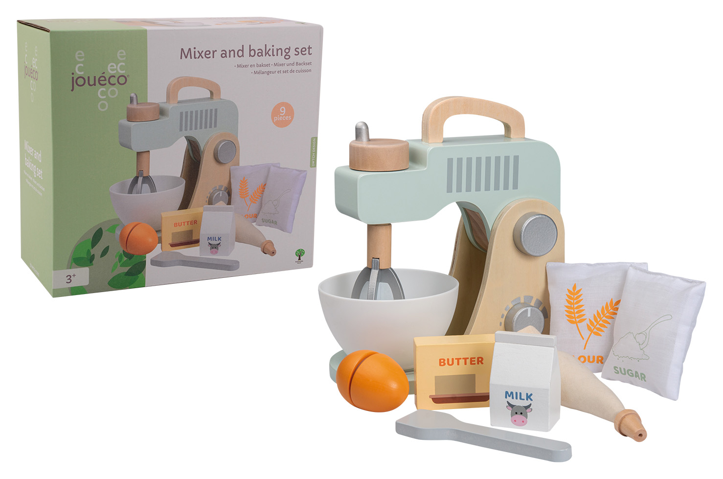 Jouéco® - Mixer and baking set in box, 10 pieces
