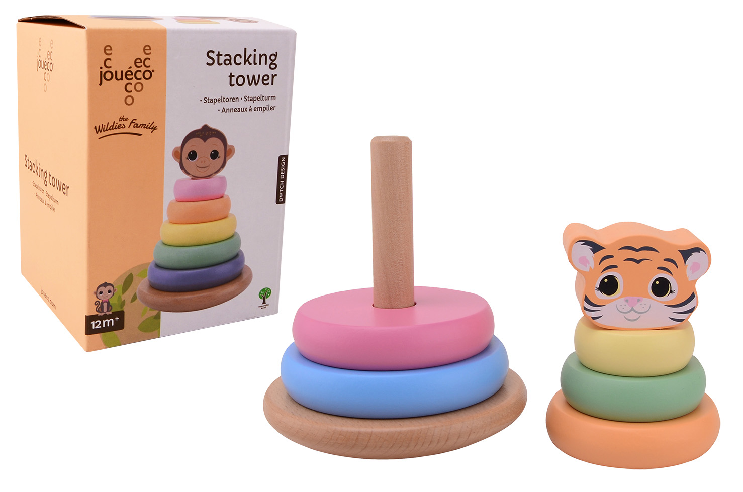 Jouéco® - The Wildies Family Stacking Tower