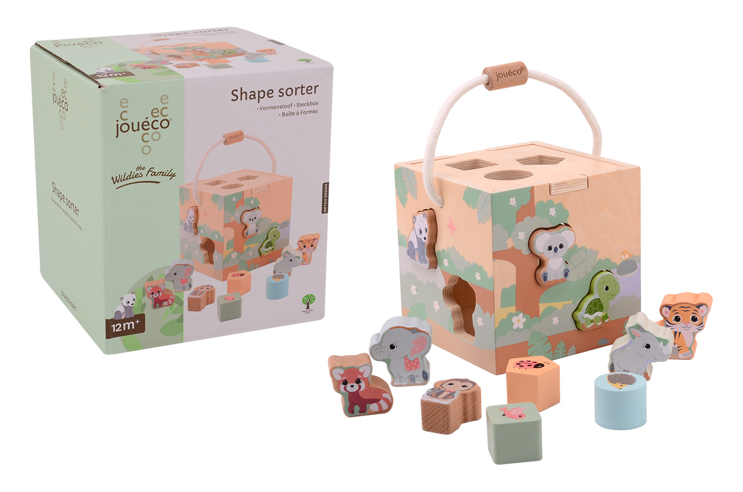 Jouéco® - The Wildies Family shape sorter