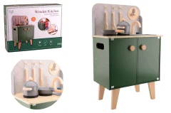 Jouéco® - Wooden kitchen with plastic accessories